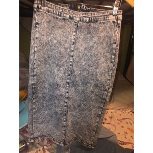 Denim skirt
